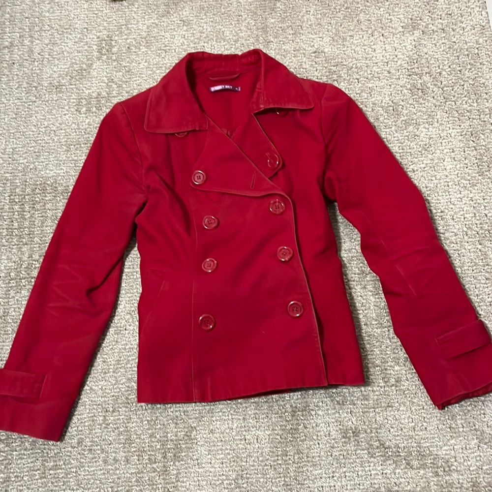 Smart set red spring coat